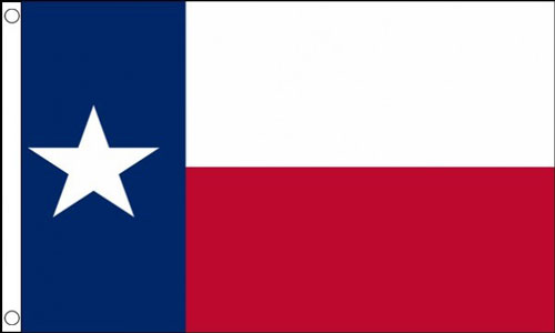 2ft by 3ft Texas Flag 