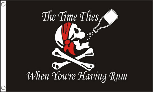 Time Flies When You're Having Rum Flag Special Offer