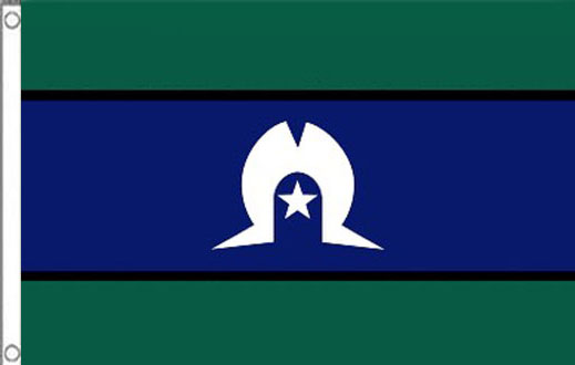 2ft by 3ft Torres Strait Islands Flag