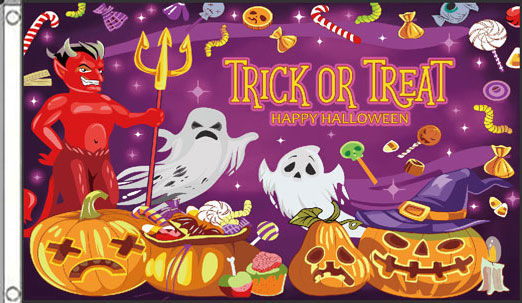 Trick or Treat Flag