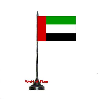 United Arab Emirates Table Flag UAE