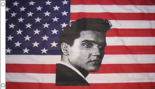 2ft by 3ft USA Elvis Flag