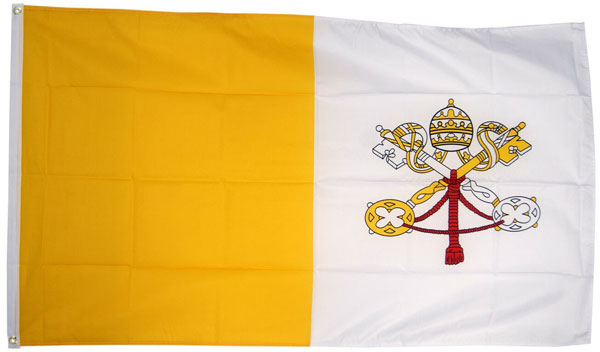 2ft by 3ft Vatican City Flag