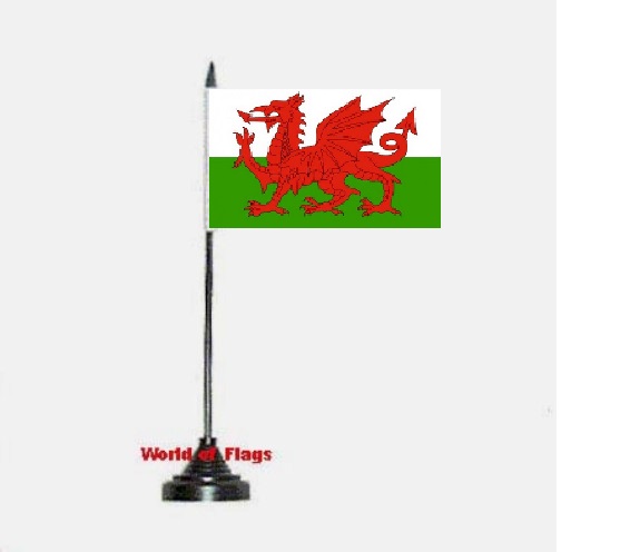 Wales Table Flag