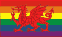 Rainbow Wales Flag