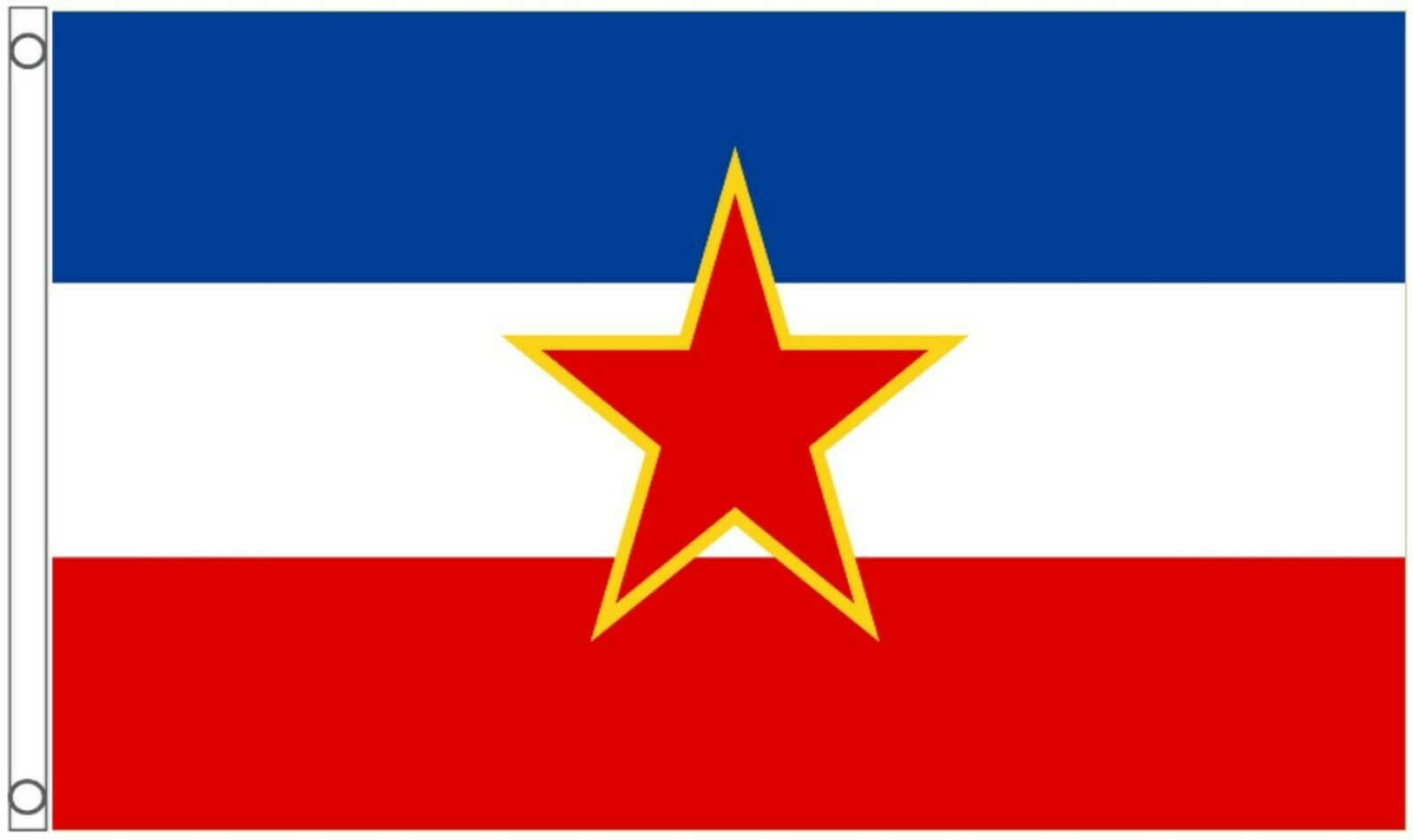 2ft by 3ft Yugoslavia Star Flag 