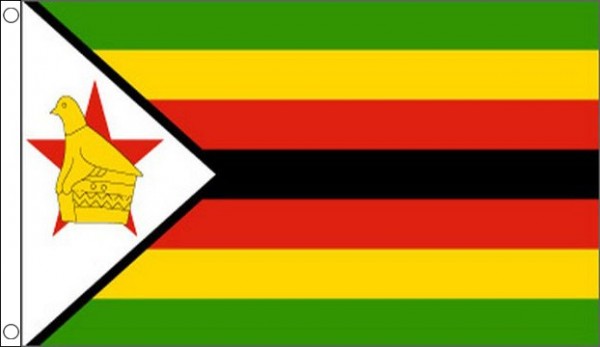 Zimbabwe Funeral Flag