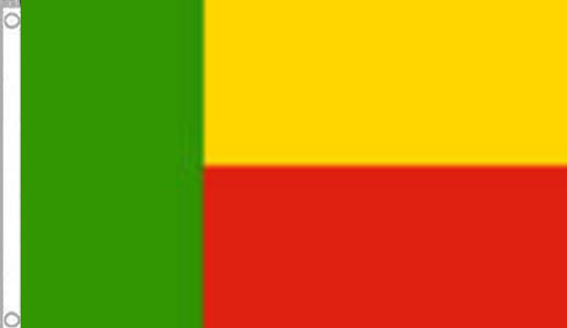 2ft by 3ft Benin Flag