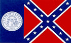 Georgia Flag Rebel State Flag