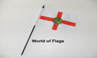 Alderney Hand Flag