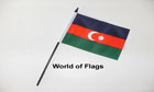 Azerbaijan Hand Flag