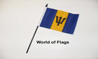 Barbados Hand Flag