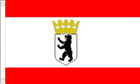 Berlin Flag With Gold Crown 