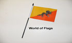 Bhutan Hand Flag