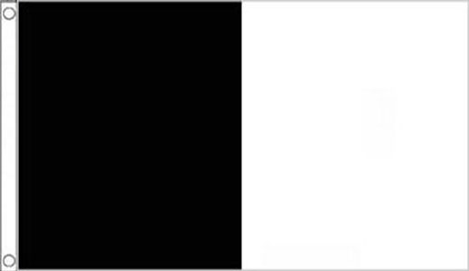 2ft by 3ft Black and White Flag Sligo Flag 