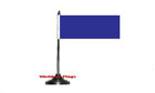 Blue Table Flag