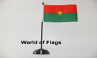 Burkina Faso Table Flag