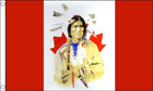 Canada Flag with Indian