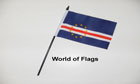 Cape Verde Hand Flag