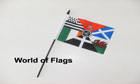 Celtic Nations Hand Flag