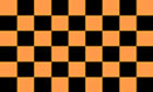 Black and Gold Checkered Flag
