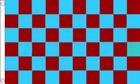 Sky Blue and Claret Maroon Checkered Flag