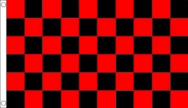 Red and Black Checkered Flag