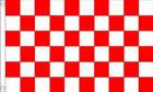 Red and White Checkered Flag