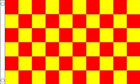 Red and Yellow Checkered Flag