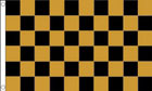 Black and Gold Checkered Flag