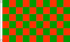 Red and Green Checkered Flag