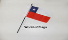 Chile Hand Flag