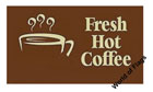 Fresh Hot Coffee Flag