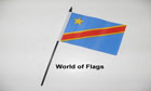 Democratic Republic of Congo Hand Flag (Zaire)