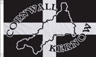 Cornwall Kernow Flag (Map)
