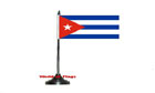 Cuba Table Flag