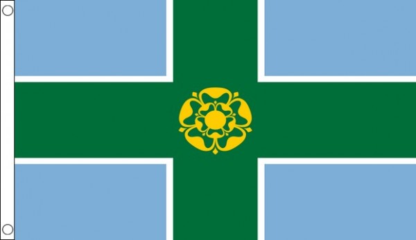 2ft by 3ft Derbyshire Flag