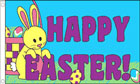 Happy Easter Flag Easter Bunny Flag