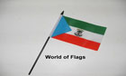 Equatorial Guinea Hand Flag