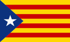 2ft by 3ft Catalonia Estelada Blava Flag