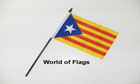 Catalonia Estelada Blava Hand Flag