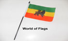 Ethiopia Lion of Judah Hand Flag