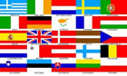European Flag 25 Countries on 1 Flag