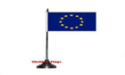 Euro Table Flag Blue with Yellow Stars