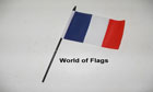 France Hand Flag