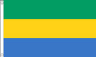 2ft by 3ft Gabon Flag