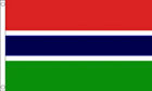 2ft by 3ft Gambia Flag