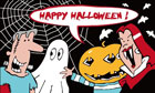 Happy Halloween Flag Cartoon Monsters Special Offer 