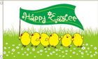 Happy Easter Flag Easter Chicks Flag