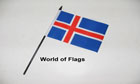 Iceland Hand Flag